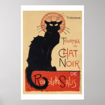 Vintag "Chat Noir" | Steinlen Art Nouveau