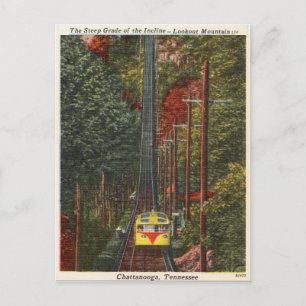 Vintag Chattanooga, Tennessee, Lookout Postkarte