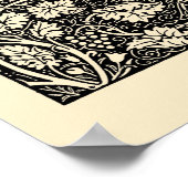 Vintag Chaucer Leaf von Kelmscott Press Poster (Ecke)