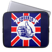 Vintag Cheerio Laptopschutzhülle (Vorderseite)