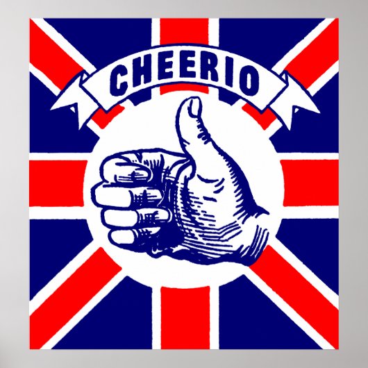 Vintag Cheerio Poster (Vorne)