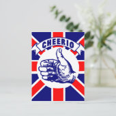 Vintag Cheerio Postkarte (Stehend Vorderseite)