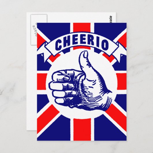 Vintag Cheerio Postkarte (Vorne/Hinten)