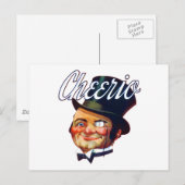 Vintag Cheerio Top Hat Typ Postkarte (Vorne/Hinten)