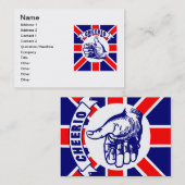 Vintag Cheerio Visitenkarte (Vorne/Hinten)