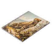 Vintag Cheetah Notizblock (Linke Seite)