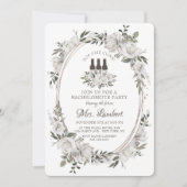 Vintag Cherish Pop Fizz Clink Junggeselinnen-Absch Einladung (Vorderseite)