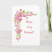 Vintag Cherry Blossom - Hochzeitshauptamt Einladung (Vorderseite)