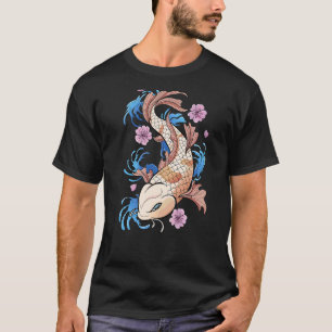 Vintag Cherry Blossom I Japanischer Fisch I Koi Ca T-Shirt