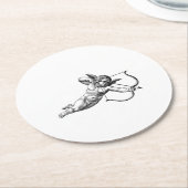 Vintag Cherub Cupid Liebe Paper Party Untersetzer (Angewinkelt)
