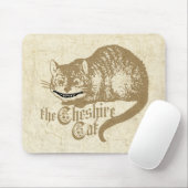 Vintag Cheshire Cat Illustration Mousepad (Mit Mouse)