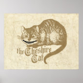 Vintag Cheshire Cat Illustration Poster (Vorne)