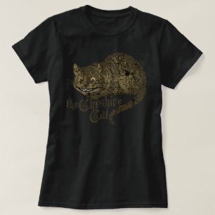 Vintag Cheshire Cat Illustration T-Shirt