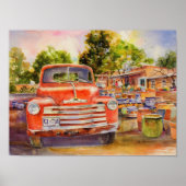 Vintag Chevy Canvas Print Poster (Vorne)