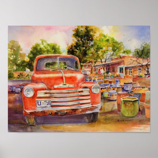 Vintag Chevy Canvas Print Poster (Vorne)