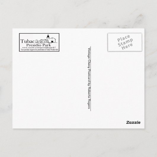 Vintag Chevy Postcard Postkarte (Rückseite)