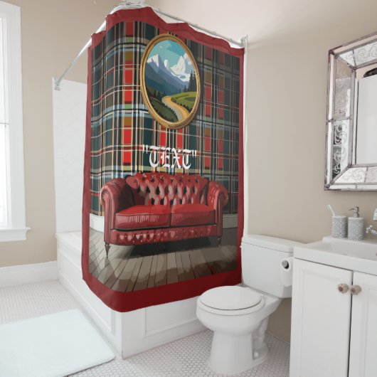 Vintag Chic Duschvorhang (Beispiel)