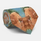 Vintag Chic Flower Garden Aquarellbilder Krawatte (Gerollt)