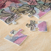 Vintag Chic Flower Garden Aquarellbilder Puzzle (Seite)