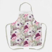 Vintag Chic Girl Pink Aquarellblume