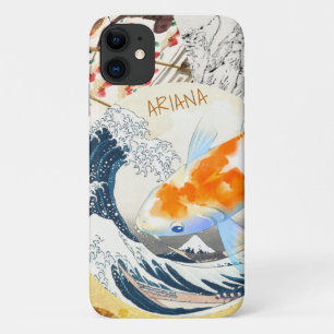 Vintag Chic Gold Koi Teich aus dem japanischen Mit Case-Mate iPhone Hülle