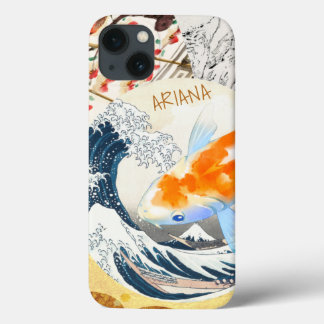 Vintag Chic Gold Koi Teich aus dem japanischen Mit Case-Mate iPhone Hülle