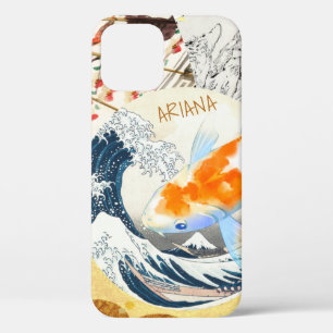 Vintag Chic Gold Koi Teich aus dem japanischen Mit Case-Mate iPhone Hülle