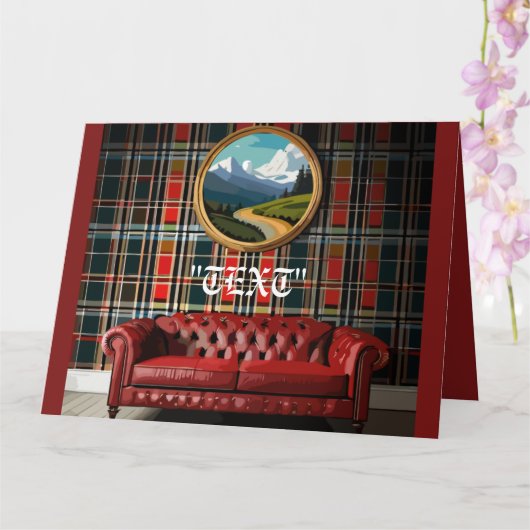 Vintag Chic Karte (Orchidee)