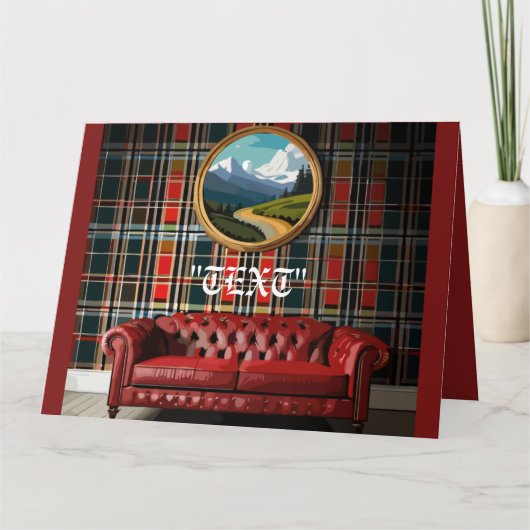 Vintag Chic Karte (Vorderseite)