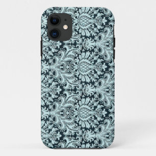 Vintag chic Paris Aqua Blue Damask iPhone5 Gehäuse Case-Mate iPhone Hülle