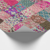 Vintag Chic Quilt Geschenkpapier (Ecke)