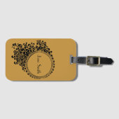 Vintag-Chic-Retro Gepäckanhänger (Vorderseite (Horizontal))