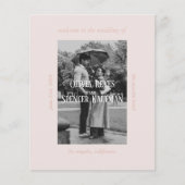 Vintag Chic Romantic Old Money Wedding Programm (Vorderseite)