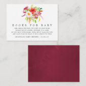 Vintag-Chic Rustic Charm Babydusche Anfrage Begleitkarte (Vorne/Hinten)