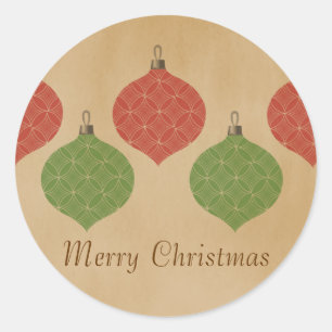 Vintag Chic Weihnachtsschmuck Stickers