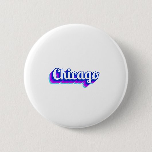 Vintag Chicago Button (Vorderseite)