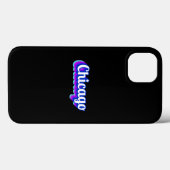 Vintag Chicago Case-Mate iPhone Hülle (Rückseite (Horizontal))