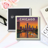 Vintag Chicago Illinois Button