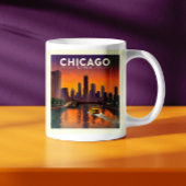 Vintag Chicago Illinois Kaffeetasse