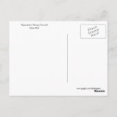 Vintag Chicago Illinois Postkarte (Rückseite)