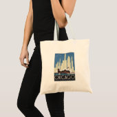 Vintag Chicago Illinois Tragetasche (Vorderseite (Produkt))