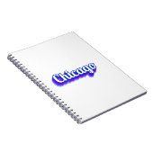 Vintag Chicago Notizblock (Rechte Seite)
