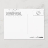 Vintag Chicago Postkarte (Rückseite)