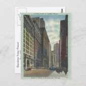 Vintag Chicago Postkarte (Vorne/Hinten)