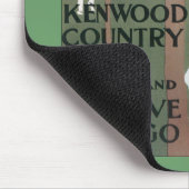 Vintag Chicago Tennis Poster Mousepad (Ecke)