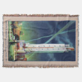 Vintag Chicago Throw Blanket Decke (Vorderseite)