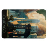 Vintag Chicago, USA - Magnet (Horizontal)