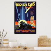 Vintag Chicago, USA - Poster (Küche)