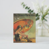 Vintag Chicago, USA - Postkarte (Stehend Vorderseite)