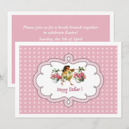 Vintag Chick Custom Oaster Brunch Einladung